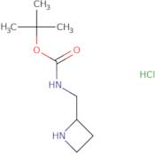 tert-Butyl N-{[(2S)-azetidin-2-yl]methyl}carbamate hydrochloride