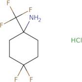 4,4-Difluoro-1-(trifluoromethyl)cyclohexan-1-amine hydrochloride