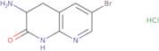 3-Amino-6-bromo-1,2,3,4-tetrahydro-1,8-naphthyridin-2-one hydrochloride