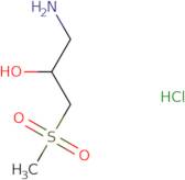 1-Amino-3-methanesulfonylpropan-2-ol hydrochloride