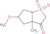 5-Methoxy-3a-methyl-1,1-dioxo-5,6-dihydro-4H-pyrrolo[1,2-b][1,2]thiazol-3-one