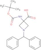 3-([(tert-Butoxy)carbonyl]amino)-1-(diphenylmethyl)azetidine-3-carboxylic acid