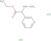 Ethyl 2-(methylamino)-2-(pyridin-3-yl)acetate dihydrochloride