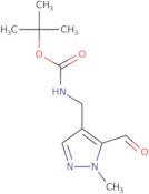 tert-Butyl N-[(5-formyl-1-methyl-1H-pyrazol-4-yl)methyl]carbamate