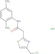 2-[4-(Chloromethyl)-1,3-thiazol-2-yl]-N-(2,5-dimethylphenyl)acetamide hydrochloride