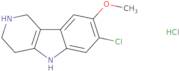 7-Chloro-8-methoxy-2,3,4,5-tetrahydro-1H-pyrido[4,3-b]indole hydrochloride