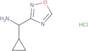 Cyclopropyl(1,2,4-oxadiazol-3-yl)methanamine hydrochloride