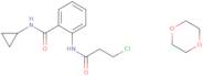 1,4-Dioxane, 2-(3-chloropropanamido)-N-cyclopropylbenzamide