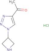 1-[1-(Azetidin-3-yl)-1H-1,2,3-triazol-4-yl]ethan-1-one hydrochloride