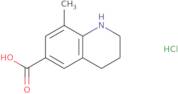 8-Methyl-1,2,3,4-tetrahydroquinoline-6-carboxylic acid hydrochloride