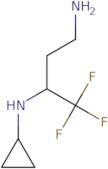 N3-Cyclopropyl-4,4,4-trifluorobutane-1,3-diamine