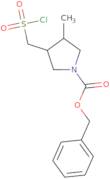 Benzyl 3-[(chlorosulfonyl)methyl]-4-methylpyrrolidine-1-carboxylate