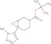tert-Butyl 6-(1-methyl-1H-1,2,4-triazol-5-yl)-7-oxa-3-azabicyclo[4.1.0]heptane-3-carboxylate