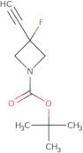 tert-Butyl 3-ethynyl-3-fluoroazetidine-1-carboxylate