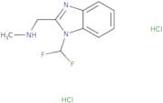 {[1-(Difluoromethyl)-1H-1,3-benzodiazol-2-yl]methyl}(methyl)amine dihydrochloride