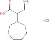 3-Amino-2-cycloheptylpropanoic acid hydrochloride