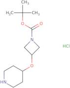 tert-Butyl 3-(piperidin-4-yloxy)azetidine-1-carboxylate hydrochloride