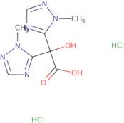 2-Hydroxy-2,2-bis(1-methyl-1H-1,2,4-triazol-5-yl)acetic acid dihydrochloride