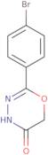 2-(4-Bromophenyl)-5,6-dihydro-4H-1,3,4-oxadiazin-5-one