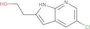 2-{5-Chloro-1H-pyrrolo[2,3-b]pyridin-2-yl}ethan-1-ol