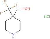 [4-(Trifluoromethyl)piperidin-4-yl]methanol hydrochloride