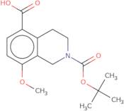 2-[(tert-Butoxy)carbonyl]-8-methoxy-1,2,3,4-tetrahydroisoquinoline-5-carboxylic acid