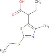 2-[2-(Ethylsulfanyl)-4-methyl-1,3-thiazol-5-yl]butanoic acid