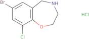 7-Bromo-9-chloro-2,3,4,5-tetrahydro-1,4-benzoxazepine hydrochloride