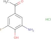 1-(3-Amino-5-fluoro-4-hydroxyphenyl)ethan-1-one hydrochloride