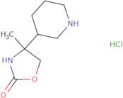 4-Methyl-4-(piperidin-3-yl)-1,3-oxazolidin-2-one hydrochloride