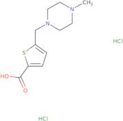 5-[(4-Methylpiperazin-1-yl)methyl]thiophene-2-carboxylic acid dihydrochloride