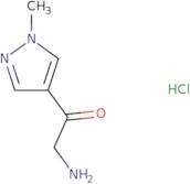 2-Amino-1-(1-methyl-1H-pyrazol-4-yl)ethan-1-one hydrochloride