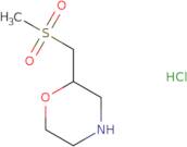 2-(Methanesulfonylmethyl)morpholine hydrochloride