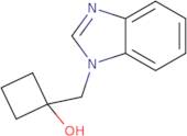 1-[(1H-1,3-Benzodiazol-1-yl)methyl]cyclobutan-1-ol