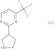 2-(Pyrrolidin-3-yl)-4-(trifluoromethyl)pyrimidine hydrochloride