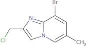 8-Bromo-2-(chloromethyl)-6-methylimidazo[1,2-a]pyridine