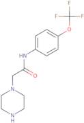 2-(Piperazin-1-yl)-N-[4-(trifluoromethoxy)phenyl]acetamide