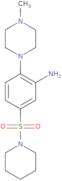 2-(4-Methylpiperazin-1-yl)-5-(piperidine-1-sulfonyl)aniline