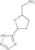 [5-(1H-1,2,4-Triazol-3-yl)oxolan-2-yl]methanamine