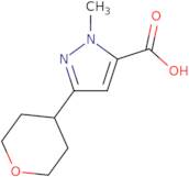 1-Methyl-3-(oxan-4-yl)-1H-pyrazole-5-carboxylic acid