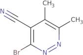 3-Bromo-5,6-dimethylpyridazine-4-carbonitrile