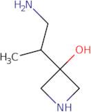 3-(1-Aminopropan-2-yl)azetidin-3-ol