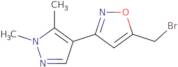 5-(Bromomethyl)-3-(1,5-dimethyl-1H-pyrazol-4-yl)-1,2-oxazole