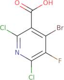 4-Bromo-2,6-dichloro-5-fluoro-3-pyridinecarboxylic acid