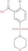 2-Bromo-5-(morpholine-4-sulfonyl)benzoic acid