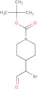 tert-Butyl 4-(1-bromo-2-oxoethyl)piperidine-1-carboxylate