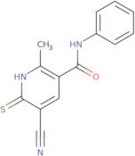 5-Cyano-2-methyl-N-phenyl-6-sulfanylpyridine-3-carboxamide