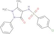 4-(((4-chlorophenyl)sulfonyl)amino)-2,3-dimethyl-1-phenyl-3-pyrazolin-5-one