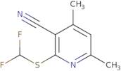 2-[(Difluoromethyl)sulfanyl]-4,6-dimethylnicotinonitrile