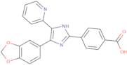 4-(4-(Benzo[D][1,3]dioxol-5-yl)-5-(pyridin-2-yl)-1H-imidazol-2-yl)benzoic acid